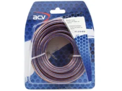 ACV högtalarkabel 2x1.5mm2 10m, transparent blå