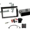 ACV Installationskit 2-DIN med prylfack, piano svart - 2014 - 2021