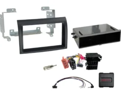 ACV Installationskit 2-DIN med prylfack Citroen/Fiat/Opel/Peugeot, svart