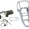 ACV Installationskit 2-DIN Opel Astra J, platin silver