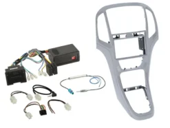 ACV Installationskit 2-DIN Opel Astra J, platin silver