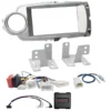 ACV Installationskit 2-DIN Toyota Yaris silver