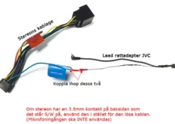 ACV Lead-adapter till rattstyrning, JVC