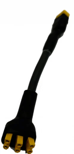 Adapterkabel till 2024- lampkåpa, 10cm XT60-XT30x3