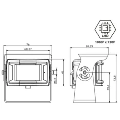 AHD Backkamera 170° Transporter/Motorhome