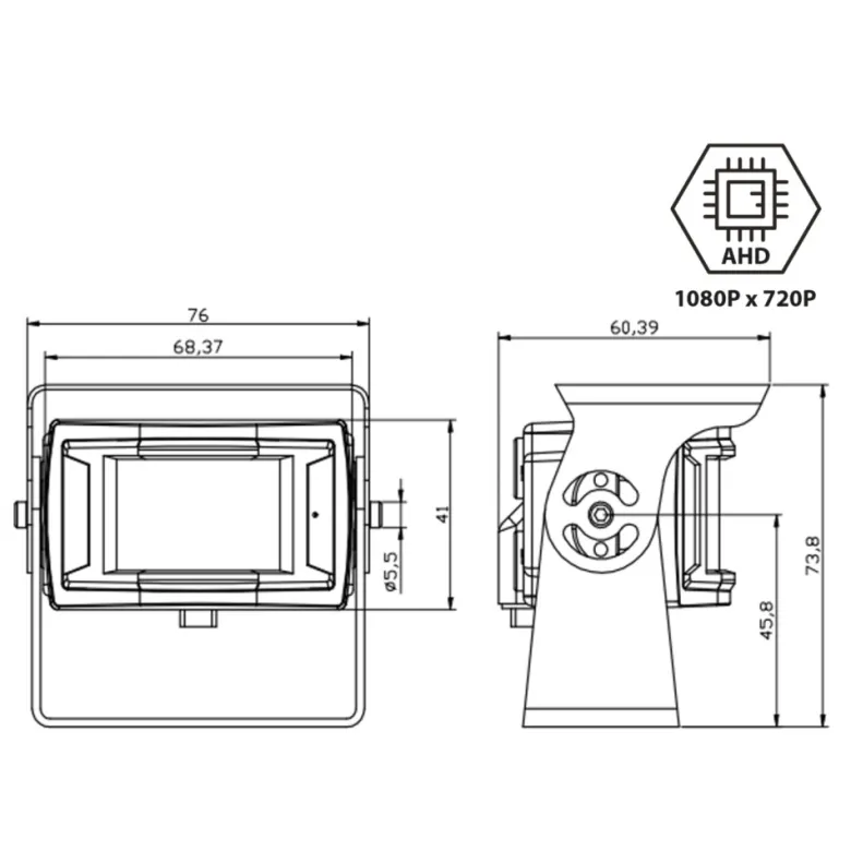 AHD Backkamera 170° Transporter/Motorhome