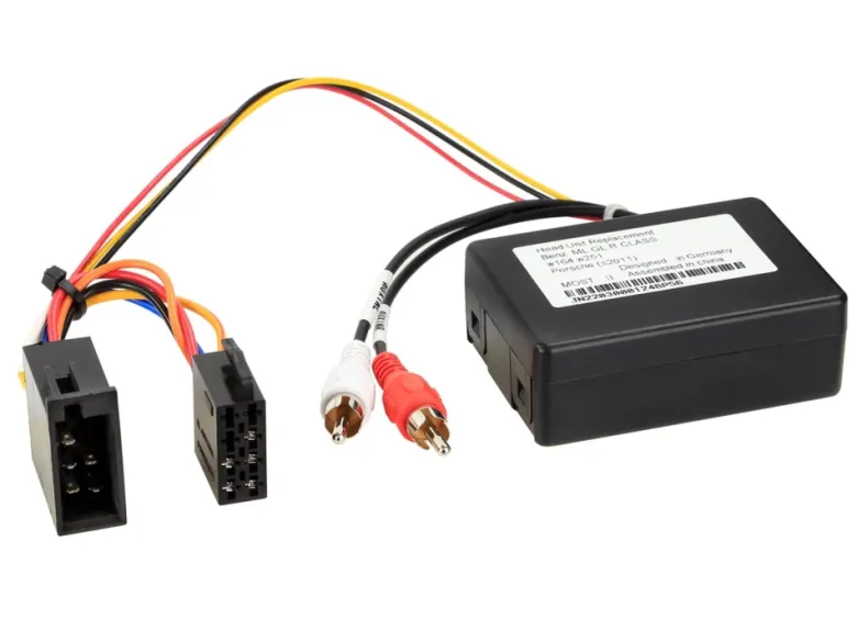Aktiv systemadapter Mercedes/Porsche MOST>RCA