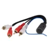 Aktiv system-adapter Volvo 6-pin - RCA