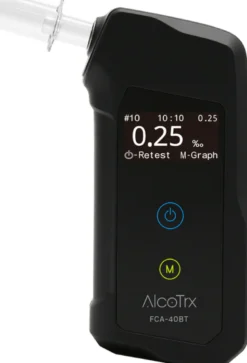 Alcotrx FCA 40BT, alkomätare med Bluetooth