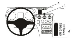 Alfa Romeo Brera/Spider 06-11/159 06-13, Centrerad