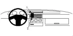 Alfa Romeo 155 92-97, Centrerad