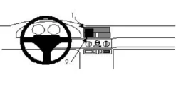 Alfa Romeo 145 94-97, Centrerad
