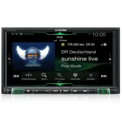 ALPINE ILX-702D, bilstereo med DAB+, Apple CarPlay och Android Auto