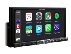 ALPINE ILX-705D, bilstereo med DAB+, trådlös Apple CarPlay och Android Auto