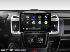 Alpine ILX-F115D (Halo 11), bilstereo med CarPlay, Android Auto och DAB+