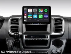 Alpine ILX-F905DU8 (Halo 9, 2:a gen.), bilstereo till Fiat Ducato 8
