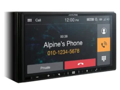 Alpine ILX-W650BT, bilstereo med CarPlay och 3 par lågnivå