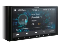 Alpine ILX-W650BT, bilstereo med CarPlay och 3 par lågnivå