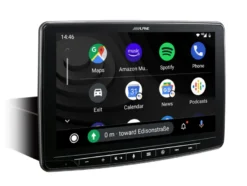 Alpine INE-F904DC Halo9, finessrik bilstereo med navigation för husbilar och lastbilar