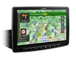 Alpine INE-F904DC Halo9, finessrik bilstereo med navigation för husbilar och lastbilar