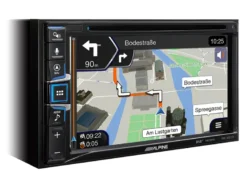 Alpine INE-W611D, Bilstereo med navigation, DAB och Apple CarPlay