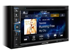 Alpine INE-W611D, Bilstereo med navigation, DAB och Apple CarPlay