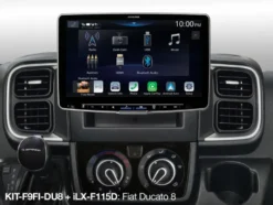 Alpine KIT-F9FI-DU8, installationskit för Fiat Ducato 8