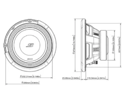 Alpine S2-W10D2, 10 tums baselement