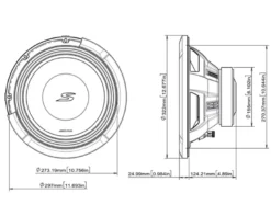Alpine S2-W12D2, 12 tums baselement