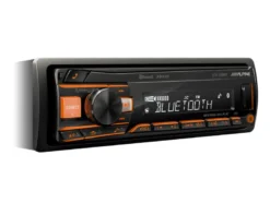 Alpine UTE-200BT, bilstereo med Bluetooth, handsfree och 2 par lågnivå