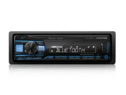 Alpine UTE-200BT, bilstereo med Bluetooth, handsfree och 2 par lågnivå
