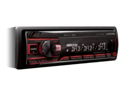 Alpine UTE-204DAB, bilstereo med Bluetooth, 3 par lågnivå och DAB+