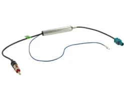 Antennaadapter Fakra(m) till DIN(m), 12V phantom