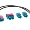 Antennaadapter Fakra m till Fakra f dubbel
