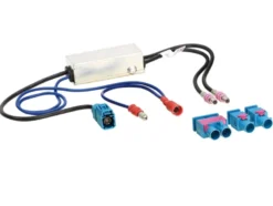 Antennaadapter Fakra(m) till Fakra(f), 12V