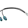 Antennaadapter Fakra till DIN, 20 cm