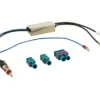 Antennaadapter Fakra till DIN, 12V phantom