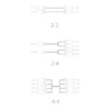 Atlas Element Bi-Wire Achromatic Z 2-4, terminerad högtalarkabel 2x3 meter