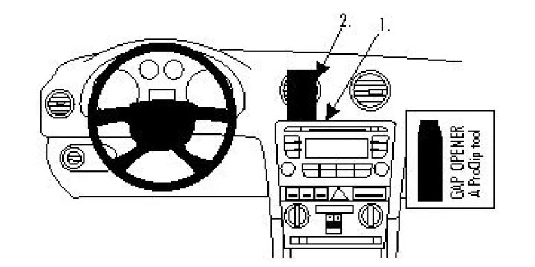 Audi A3 07-12, Center