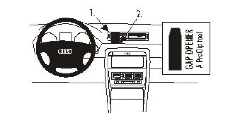 Audi A4 01-07, Center