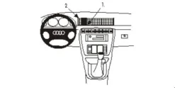 Audi A4 95-01, Centrerad