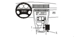 Audi A4 95-01, Konsol