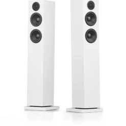 Audio Pro A38 aktiva golvhögtalare med wifi, vitt par