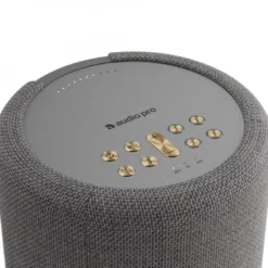 Audio Pro A10 MKII W, kompakt multiroom-högtalare med WiFi, mörkgrå styck