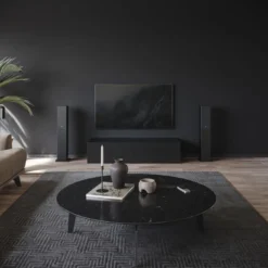 Audio Pro A38 W aktiva golvhögtalare med Wi-Fi, svart