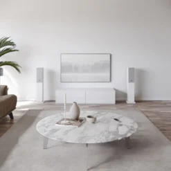 Audio Pro A38 W aktiva golvhögtalare med Wi-Fi, vit
