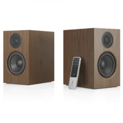 Audio Pro A28 W aktiva stativhögtalare med Wi-FI, valnöt