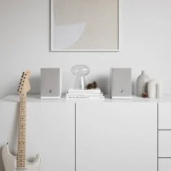 Audio Pro A28 W aktiva stativhögtalare med Wi-FI, vit