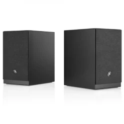 Audio Pro A28 W i svart med SW-5, aktivt 2.1 högtalarpaket