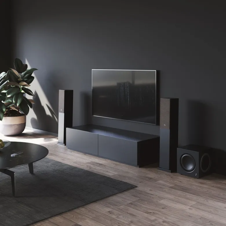 Audio Pro SW10, aktiv subwoofer svart